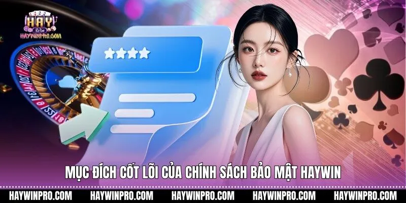 Mục đích cốt lõi của chính sách bảo mật HAYWIN
